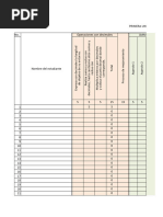 Ejemplo Registro de Notas