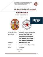 Informe de Cuenca Hidrografica