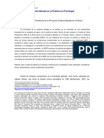 16 Evidencia Basada en La Práctica en Psicología