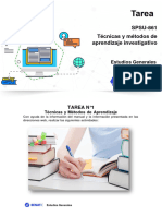 Spsu-861 - Tarea - U001 - Tecnicas y Metodos Del Aprendizaje Investigativo