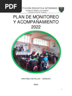 Plan de Monitoreo 2022