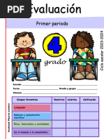 4° Evaluacion Primer Periodo