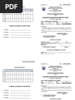 SF-9 Format For Grade 7 - Chrysanthemum