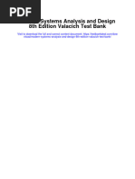 Modern Systems Analysis and Design 8th Edition Valacich Test Bank