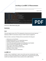 2022-08-19 - Back in Black - Unlocking A LockBit 3.0 Ransomware Attack