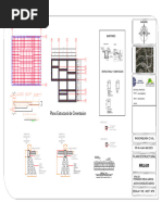 Plano de Cimentacion y Estructural