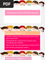 Common and Proper Nouns