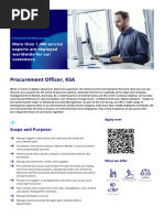 Procurement Officer, KSA