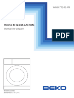 Manual Masina de Spalat Rufe Beko WMB71242MII