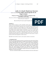 Acoustic Quality of A Tensile Membrane S