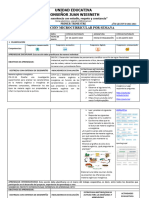 Ciencias Naturales Semana 16 PLANIFICACION SEMANAL - UEMJW