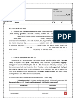 English Test 6 Ano 2021