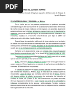 ANTECEDENTES DEL JUICIO DE AMPARO, en México