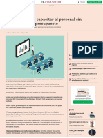 Estrategias para Capacitar Al Personal Sin Desbalancear El Presupuesto