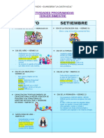 Actividades Programadas 3er Bimestre