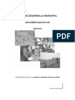 Plan de Desarrollo Municipal de San Simón Zahuatlan, 2008-2010