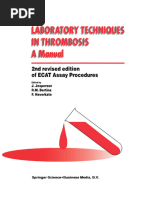 J. Gram, J. Jespersen (Auth.), J. Jespersen, R. M. Bertina, F. Haverkate (Eds.) - Laboratory Techniques in Thrombosis - A Manual-Springer Netherlands (1999)