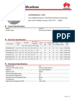 UHP-M 1.8m Dual Polarization Compact Class3 Antenna Datasheet (AXXD18MAC-...