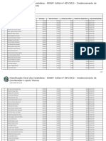 1 Classificação - Apoio Técnico