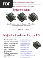 Semiconductors: Lisa Bembenick - Naresh Bhaskar - Yi-Hsin Chen Yuan Chen - Teguh Djojoargono