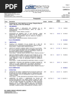 Presupuesto Grupo Kostructor