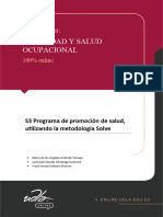 S3 Programa de Promoción de Salud Utilizando Metodologia SOLVE