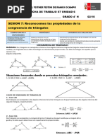 Ficha de Trabajo 4° H Sesion 7 Unidad 6