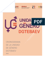 Cronograma Unidad de Género Febrero-Junio 2023-DGTEBAEV