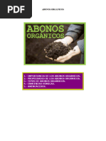 Abonos Orgánicos