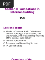 CIA P1 SI Foundations of Internal Auditing