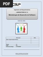 Lab 01 - Metodología de Desarrollo de Software