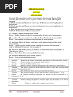 Physics XII CH 13 Physics Assertion Reasoning Nuclei