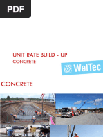 Unit Rate Build - Up Concrete 1