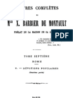 Oeuvres Completes de MGR X.barbier de Montault (Tome 7)