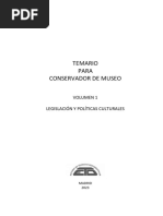 Indice Temario Conservador Museo 2023 3 Vol