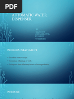 Automatic Water Dispenser