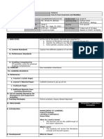 Lesson Plan For Grade 9 Science Quarter 1 Week 5