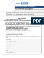 OA - Anexo 50 - Lista de Exercicio - NR 35 - Extra Classe