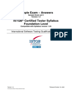 ISTQB CTFL v4.0 Sample-Exam-C-Answers v1.0