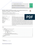 Bismuth Vanadate in Photoelectrocatalytic Water Treatment Systems For The Degradation of Organics A Reviw On Recent Trends