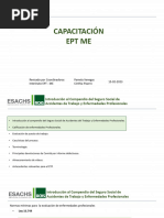 Capacitación Evaluadores Esachs Ept-Me 2023