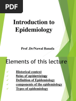 Epidemiology (Introduction)