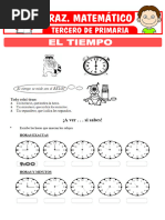 El Tiempo para Tercero de Primaria