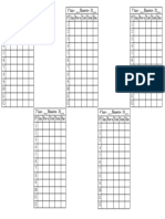 Tabela de Notas para Diario Editável