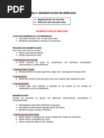 Marketing-TEMA 6 y 7 - Segmentación - Diferenciación - Posición