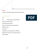 Double Entries Worksheet