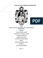 Resumen Tema 8 - Técnicas para Desarrollar La Inteligencia Emocional - Caso o Ejemplos