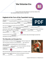 Guided Notes - The Decline of The Victorian Era