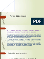 Actos Procesales