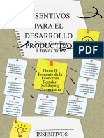 Insentivos para El Desarollo Productivo.